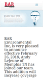 Mobile Screenshot of bar-enviro.com