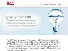Tablet Screenshot of bar-enviro.com